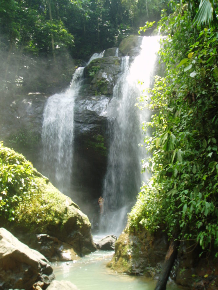 Caribbean waterfall tour