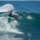 Leilani McGonagle from Pavones surfing in Chile