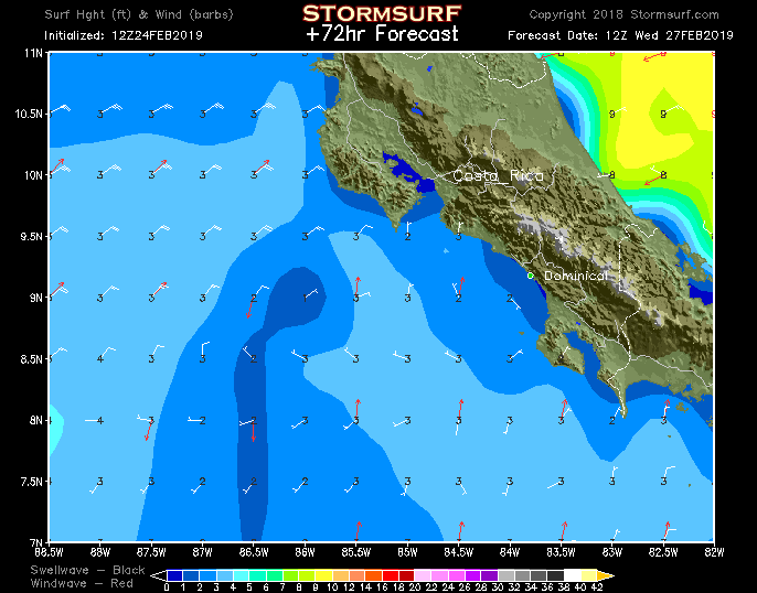 Stormsurf wave prediction for Costa Rica