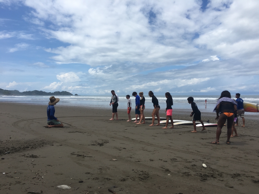 CR Surf School - surfing lesson
