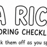 Costa Rica Animal coloring checklist